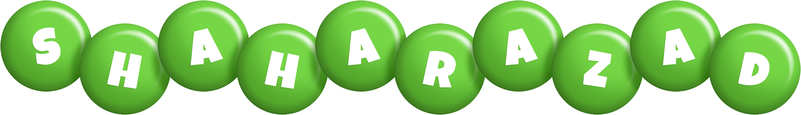 Shaharazad candy-green logo