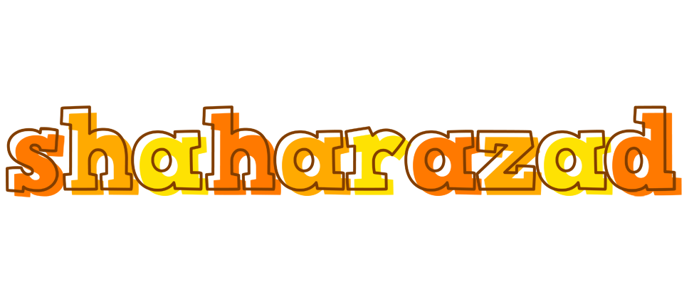 Shaharazad desert logo