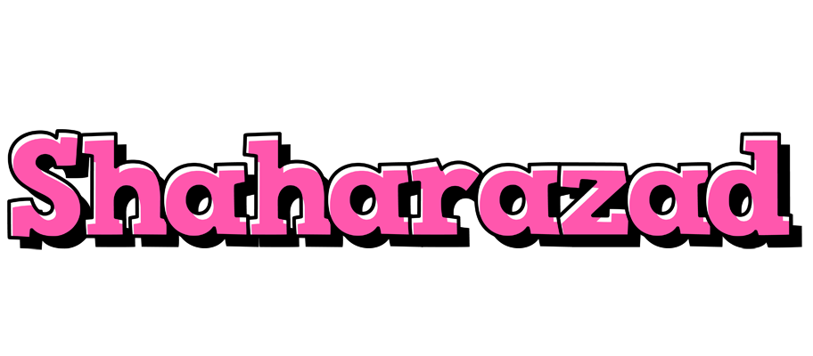 Shaharazad girlish logo