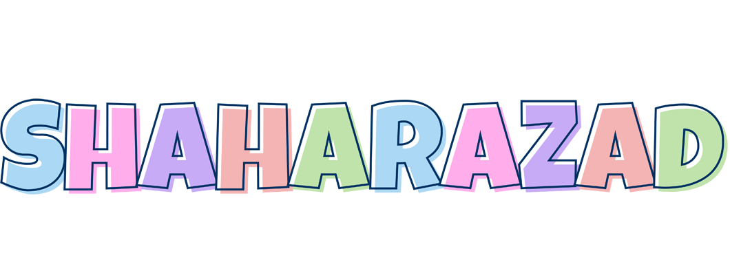 Shaharazad pastel logo