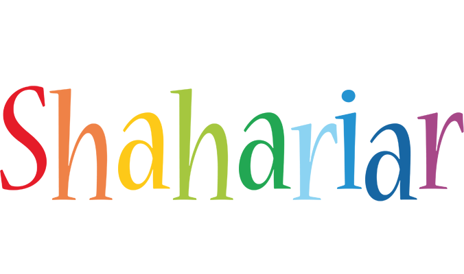 Shahariar birthday logo