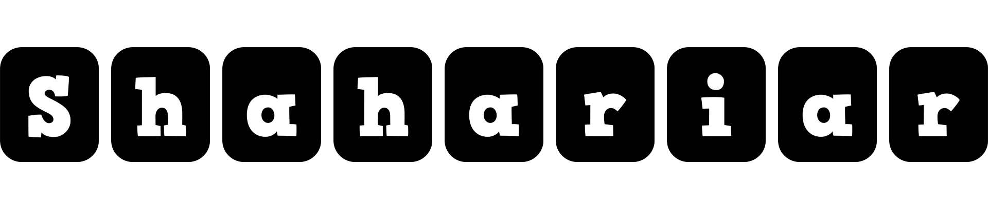 Shahariar box logo