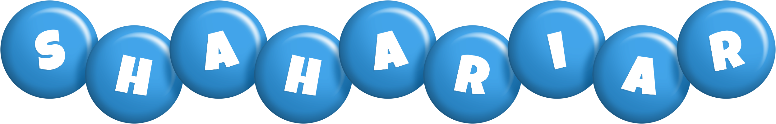 Shahariar candy-blue logo