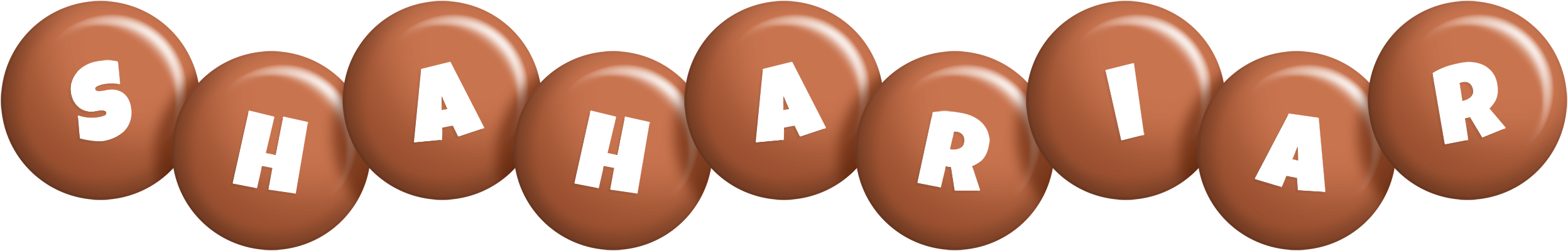 Shahariar candy-brown logo