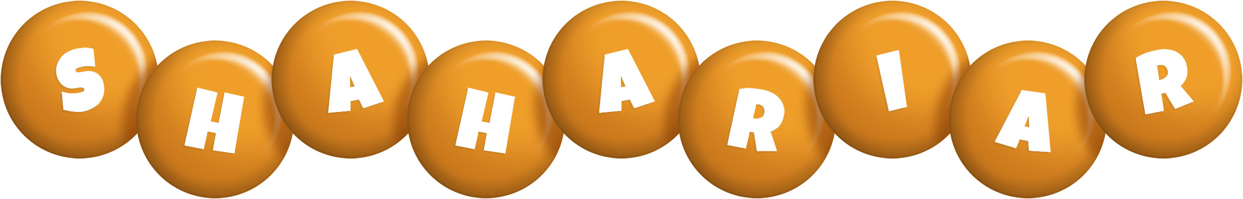 Shahariar candy-orange logo