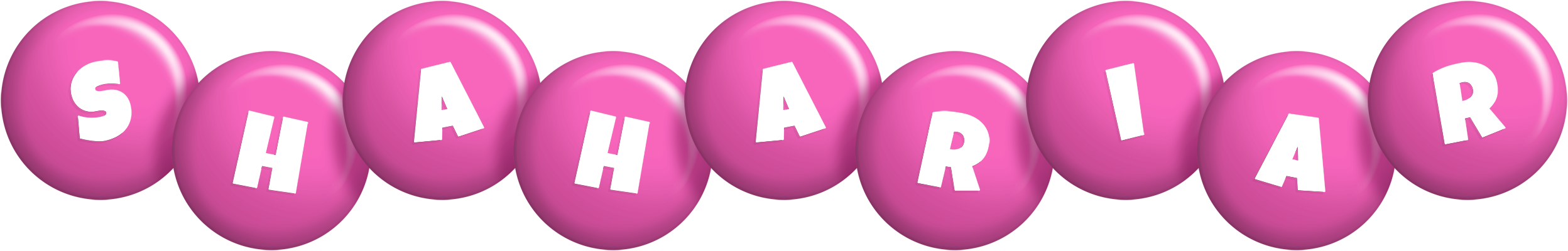 Shahariar candy-pink logo