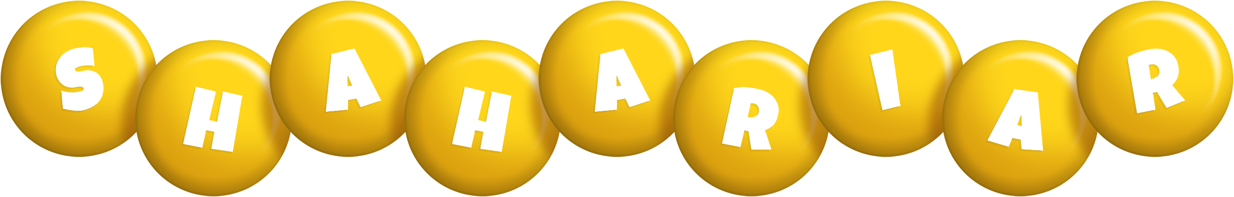 Shahariar candy-yellow logo