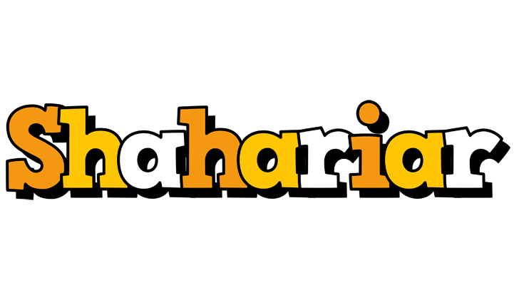 Shahariar cartoon logo