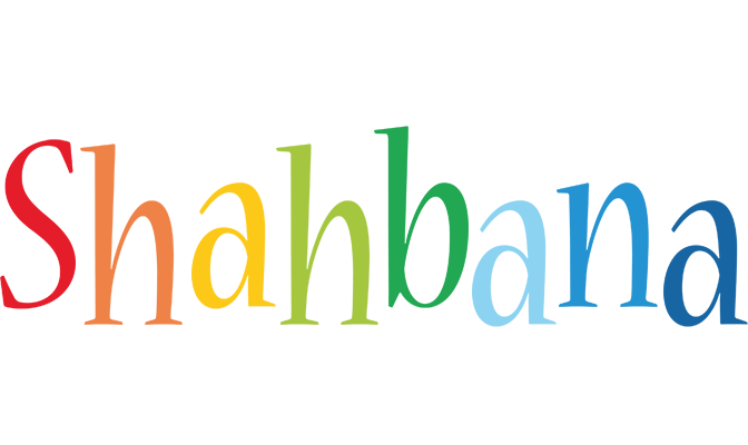 Shahbana birthday logo