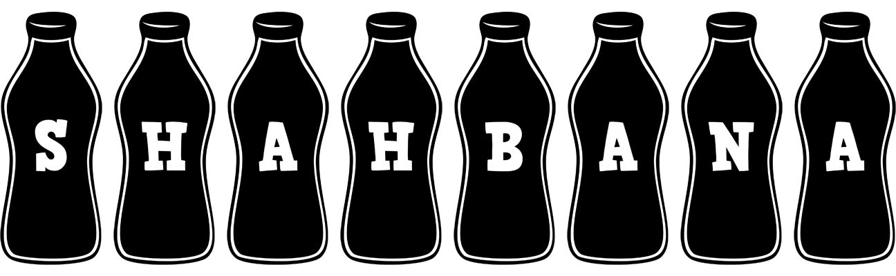Shahbana bottle logo