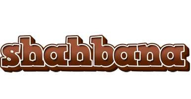Shahbana brownie logo