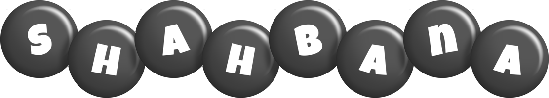 Shahbana candy-black logo