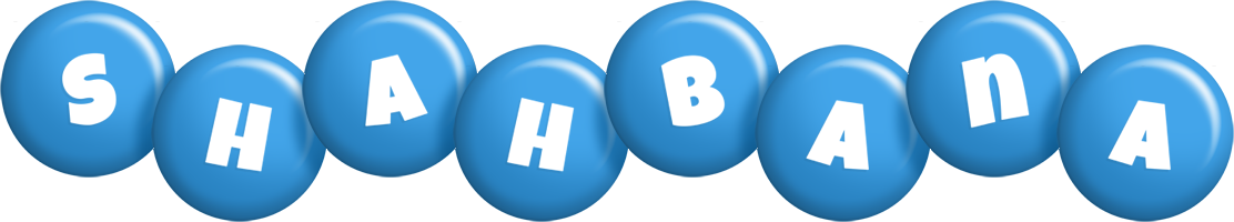 Shahbana candy-blue logo