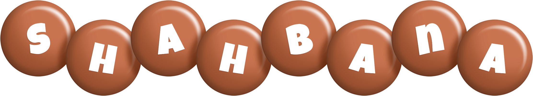Shahbana candy-brown logo