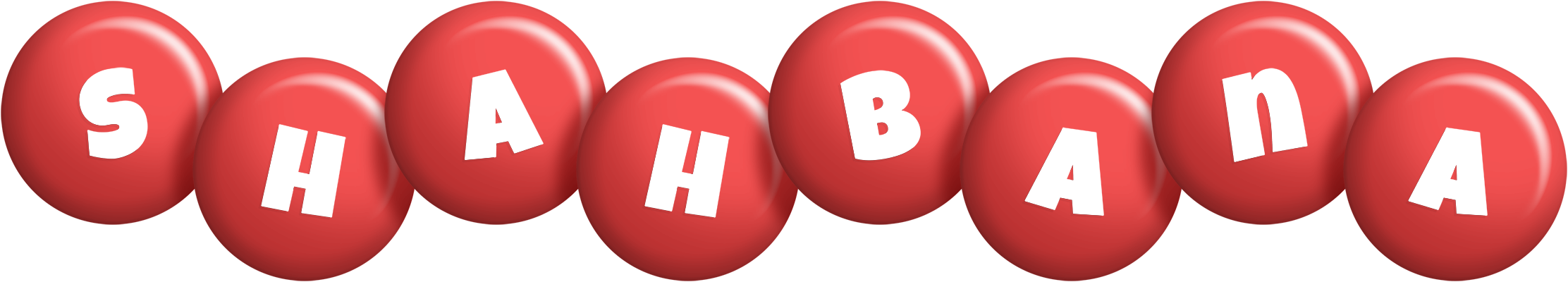 Shahbana candy-red logo