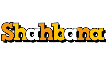 Shahbana cartoon logo