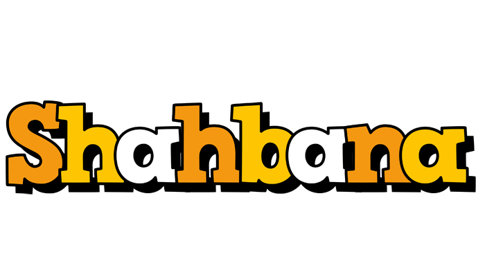 Shahbana cartoon logo
