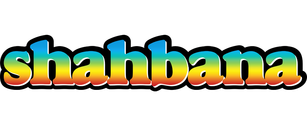 Shahbana color logo