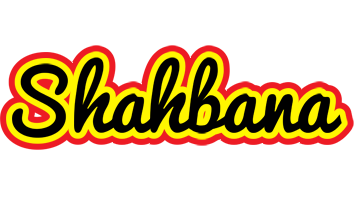 Shahbana flaming logo