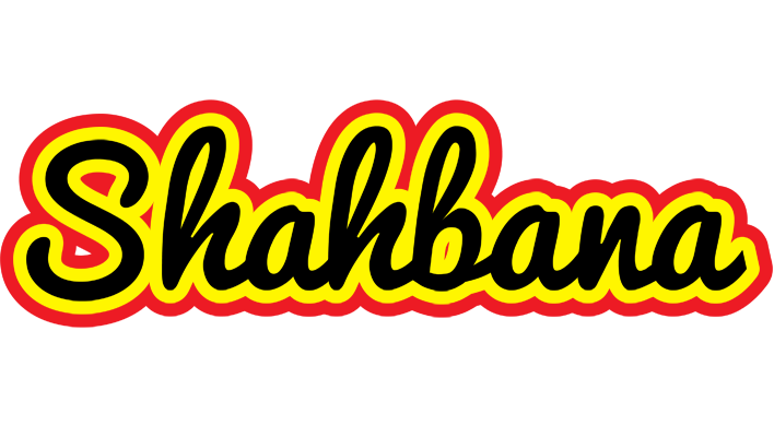 Shahbana flaming logo