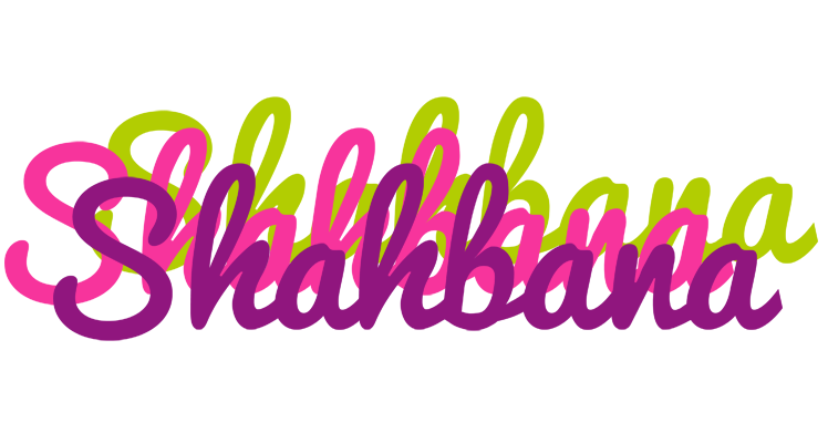 Shahbana flowers logo
