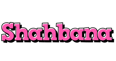 Shahbana girlish logo