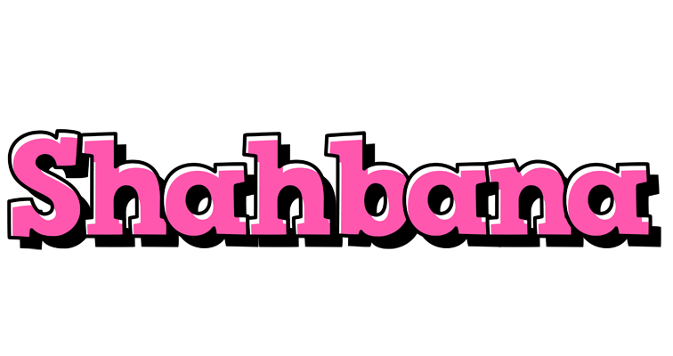 Shahbana girlish logo