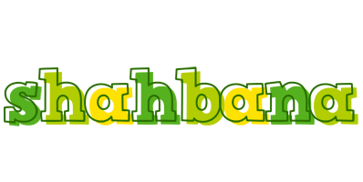 Shahbana juice logo