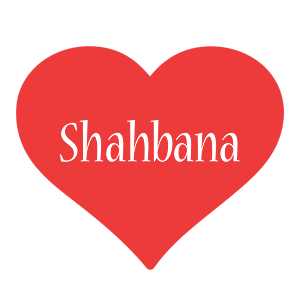 Shahbana love logo
