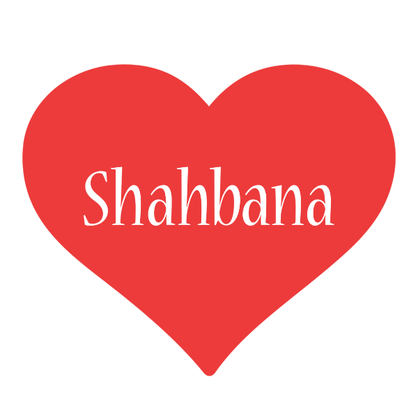 Shahbana love logo