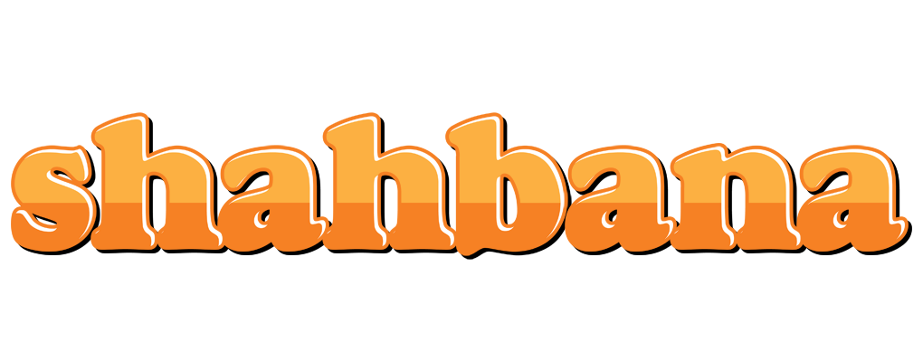 Shahbana orange logo