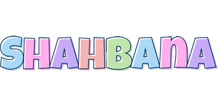 Shahbana pastel logo