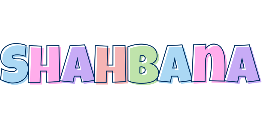 Shahbana pastel logo
