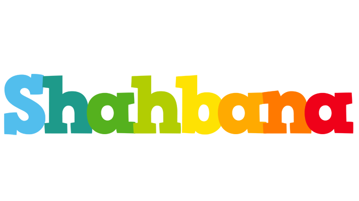Shahbana rainbows logo