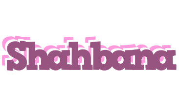 Shahbana relaxing logo