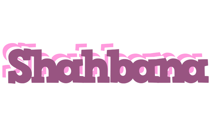 Shahbana relaxing logo