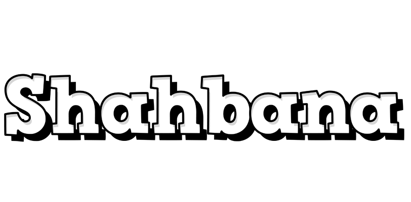 Shahbana snowing logo