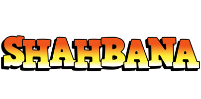 Shahbana sunset logo