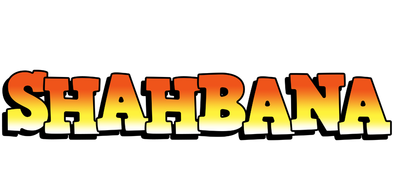 Shahbana sunset logo