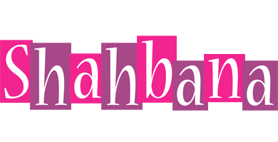 Shahbana whine logo