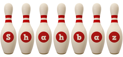 Shahbaz bowling-pin logo