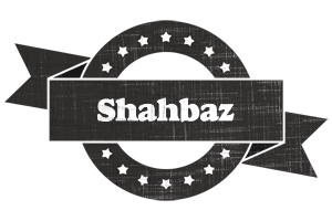 Shahbaz grunge logo