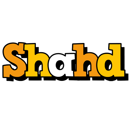 Shahd cartoon logo