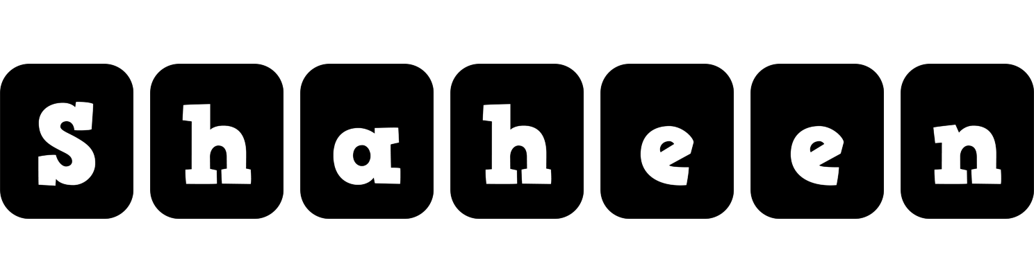 Shaheen box logo