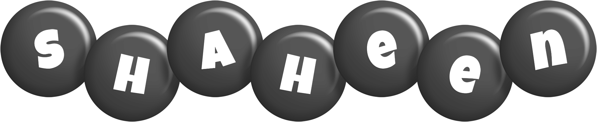 Shaheen candy-black logo
