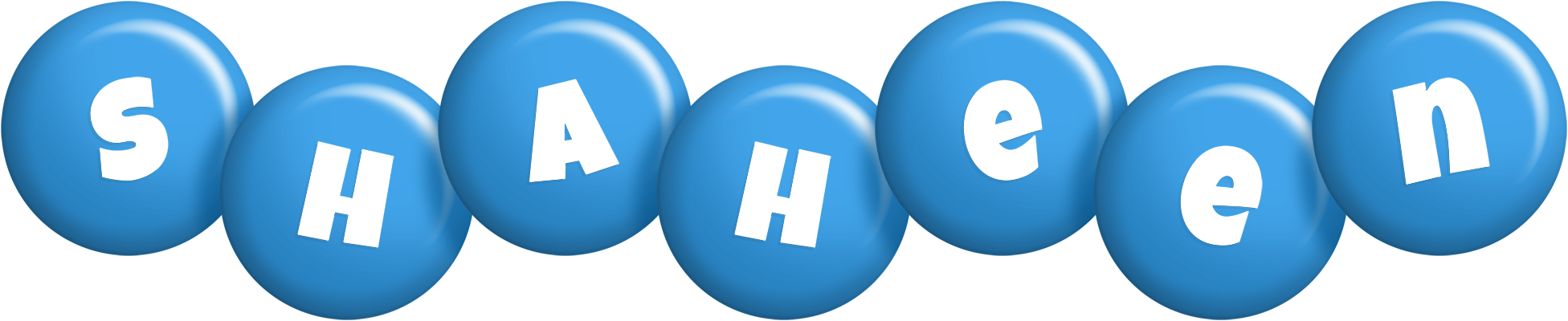 Shaheen candy-blue logo