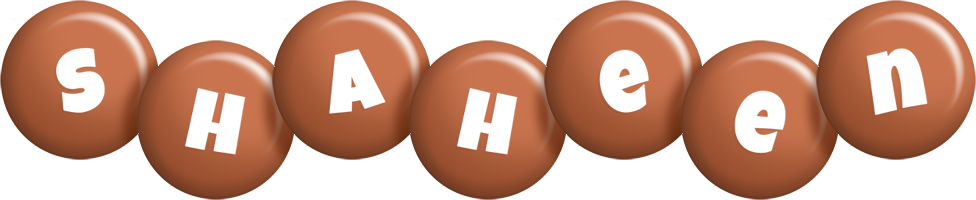 Shaheen candy-brown logo