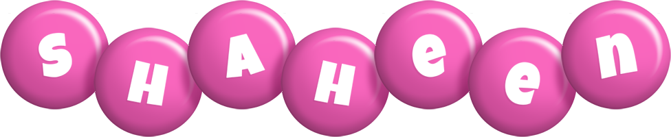 Shaheen candy-pink logo