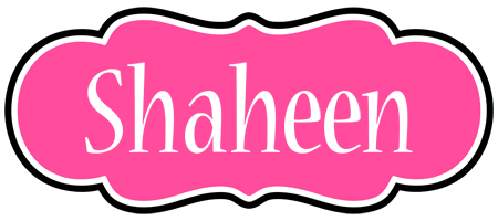 Shaheen invitation logo