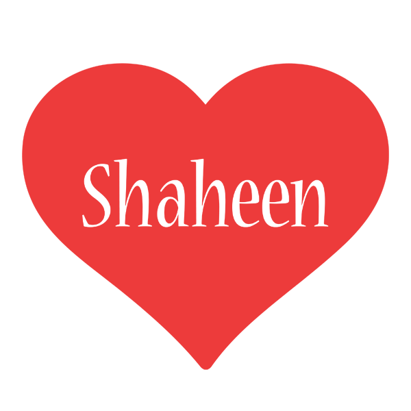 Shaheen love logo
